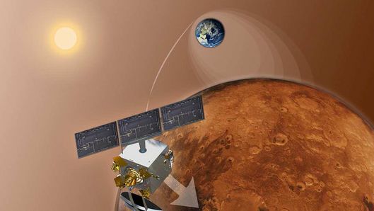 Индийски космически апарат утре трябва да влезе в орбита около Марс