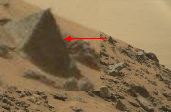 Сензация: Curiosity засне „египетска“ пирамида на Марс (видео)