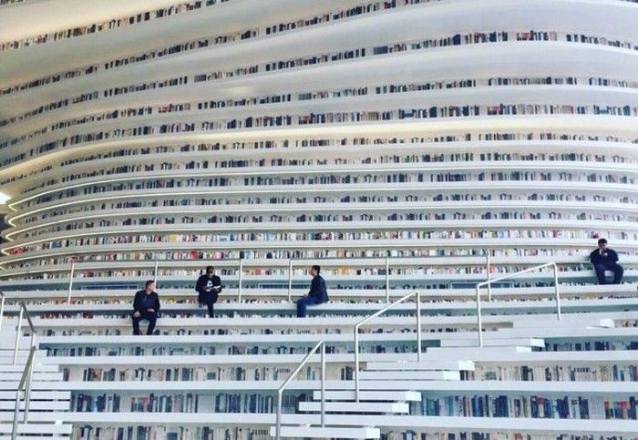 Спираща дъха грандиозна библиотека построиха в Китай (снимки)