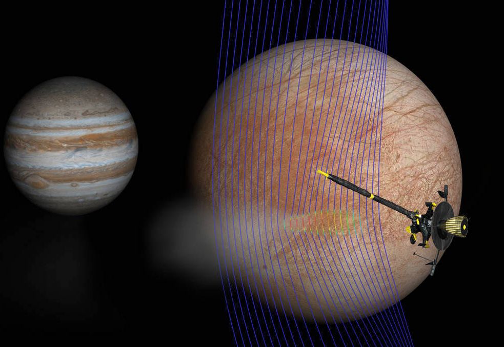 Сондата „Галилео“ потвърди наличието на водни гейзери на спътник на Юпитер