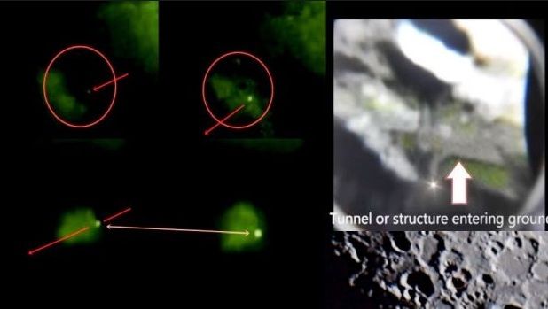 Засякоха с телескоп загадъчни движещи се обекти на Луната (видео)